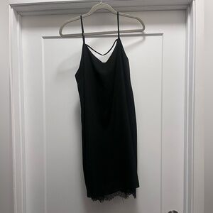 Mini black dress